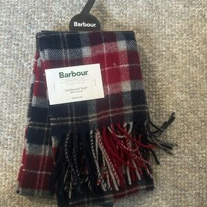 NWT! Barbour 100% Lambswool Scarf
